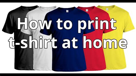 What Do You Need to Print T-Shirts? - A Comprehensive Guide